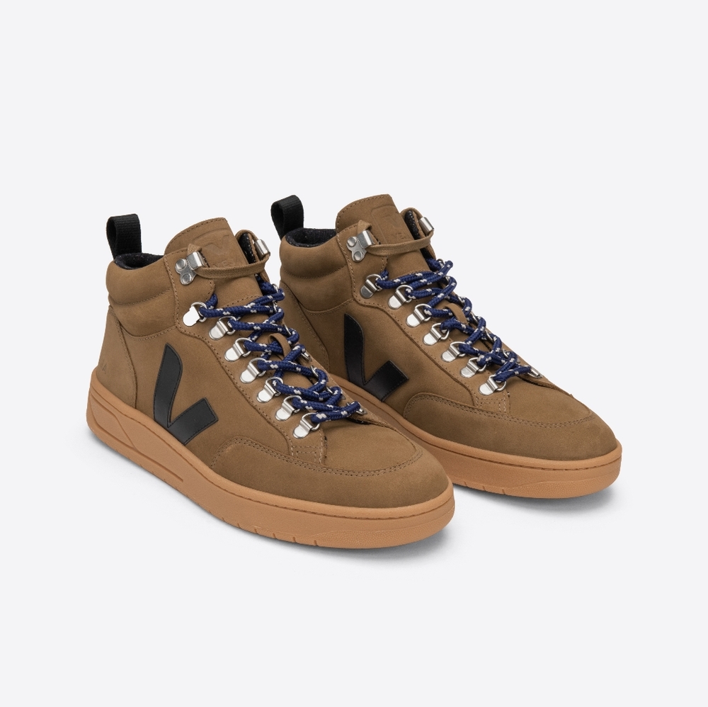 Veja Roraima Suede Brown Black Natural Sole Size US M6/W7.5